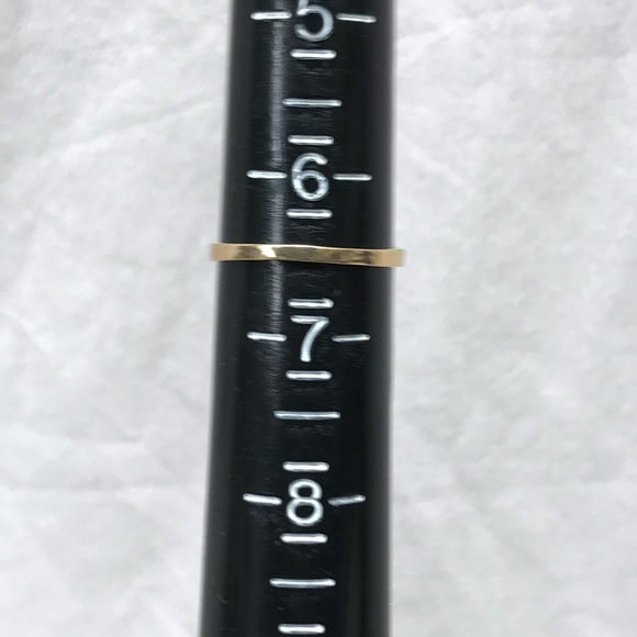 10k Solid Yellow Gold Oval Genuine Amethyst Ring Size 6.5 - Picture 8 of 12